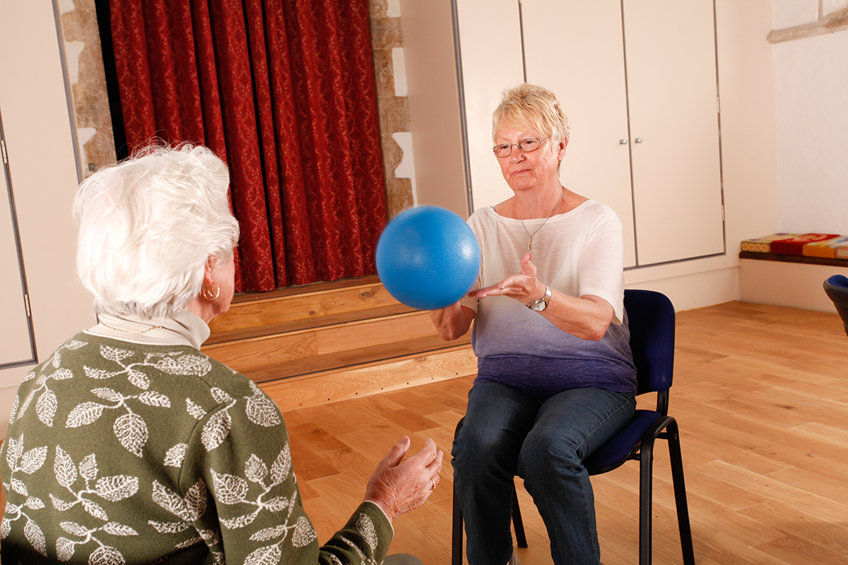 Throwing & Catching Games for Chair‑Based Exercise